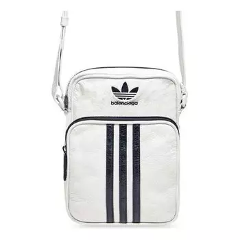 Сумка x adidas small crossbody messenger bag 'white black' Balenciaga, белый