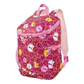 Сумка x smileyworld backpack 'pink red white' Puma, розовый