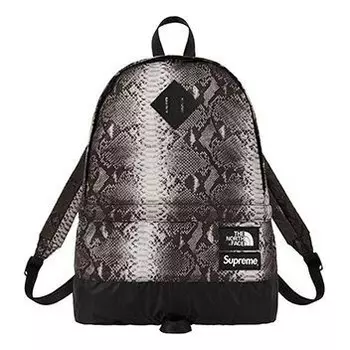 Сумка x the north face snakeskin lightweight day backpack 'grey white' Supreme, серый