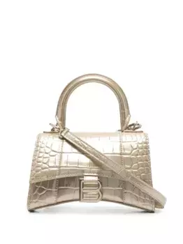 Сумка XS Hourglass BALENCIAGA, золотой
