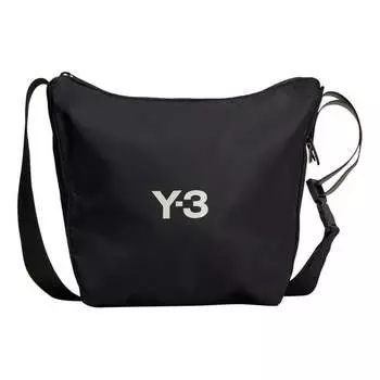 Сумка y-3 nylon crossbody bag 'black' Adidas, черный