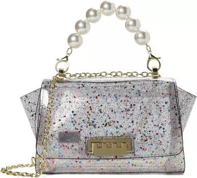 Сумка ZAC Zac Posen Eartha Small Chain Shoulder - Clear Glitter Rainbow, цвет Multi- Clear
