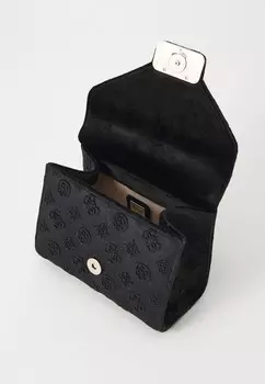 Сумка ZALINA MINI TOP HANDLE FLAP Guess, черный