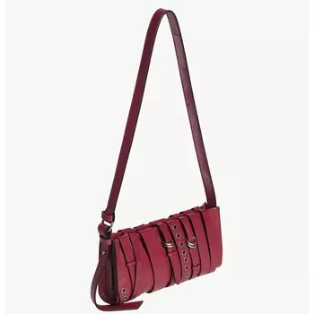 Сумка Zara LTHR 12, бордово-красный