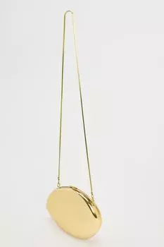 Сумка Zara Metallic, золотой