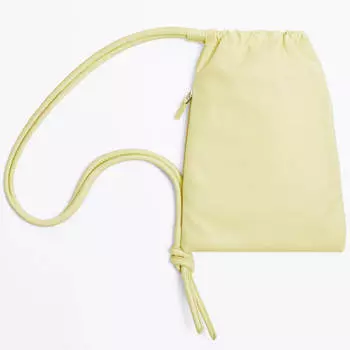 Сумка Zara Mini Crossbody, желтый
