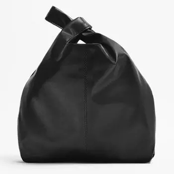 Сумка Zara Mini Minimalist Tote, черный