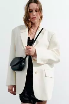 Сумка Zara Minimalist Crossbody Minaudire, черный