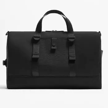 Сумка Zara Rubberised Duffle, черный