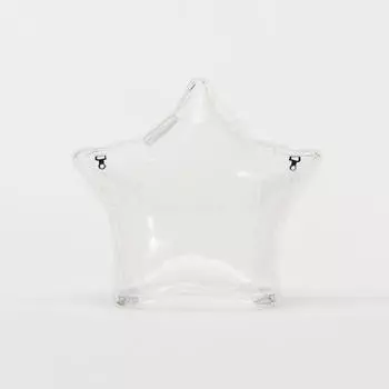 Сумка Zara Star Minaudire, прозрачный