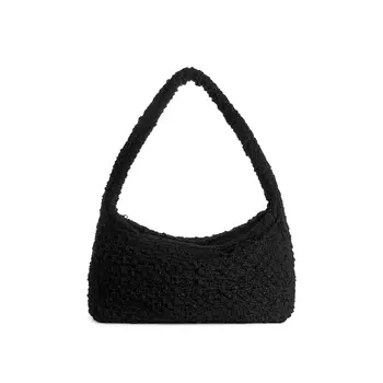 Сумка женская Arket плиссированная, черный