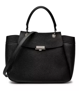 Сумка женская Armani Exchange через плечо с клапаном, черный