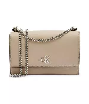 Сумка женская Calvin Klein Jeans через плечо на цепочке, бежевый