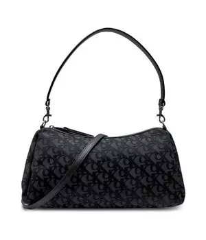 Сумка женская Calvin Klein Jeans с принтом из монограмм, черный