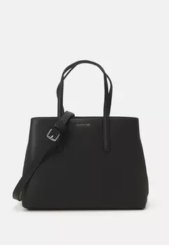 Сумка женская Calvin Klein с ручками на ремне, черный