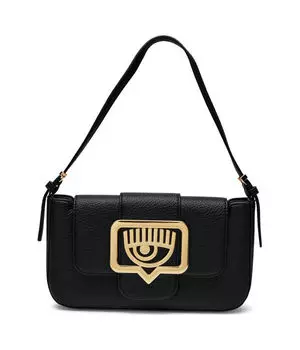 Сумка женская Chiara Ferragni с золотым декором, черный