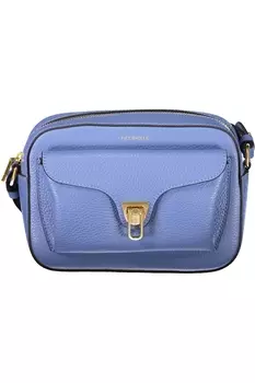 Сумка женская Coccinelle с передним карманом, синий