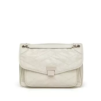 Сумка женская Deep Breath со складками, белый