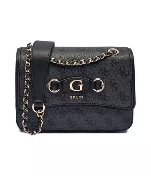 Сумка женская Guess через плечо с логотипом, черный