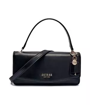 Сумка женская Guess Evaine через плечо с ручкой, черный