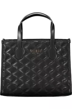 Сумка женская Guess Jeans Tamsin с узором, черный
