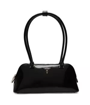 Сумка женская Guess лакированная, черный