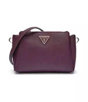 Сумка женская Guess Noelle мессенджер на молнии, фиолетовый