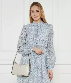 Сумка женская Guess с логотипом, экрю