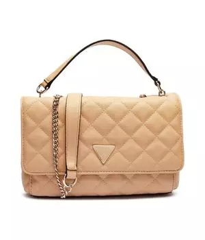 Сумка женская Guess с ремешком-цепочкой, серый