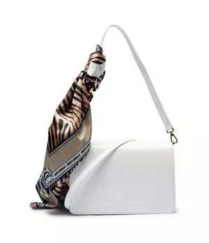 Сумка женская Just Cavalli с платком, белый