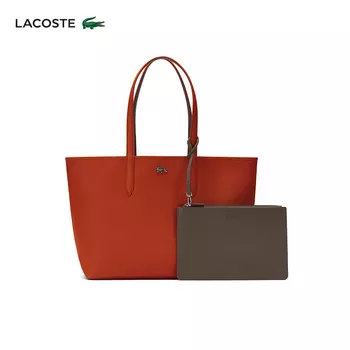 Сумка женская Lacoste двусторонняя, ванильный