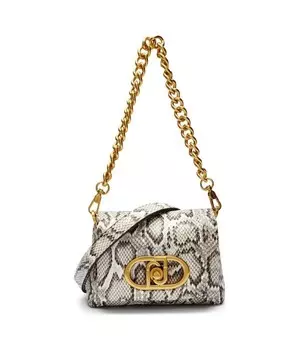 Сумка женская Liu Jo через плечо со змеиным принтом, мультиколор