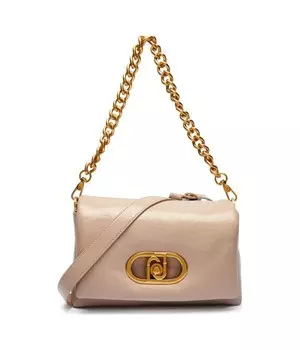 Сумка женская Liu Jo Lapuffy через плечо с монограммой, бежевый