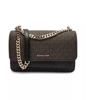 Сумка женская Michael Kors Клэр через плечо на цепочке, коричневый