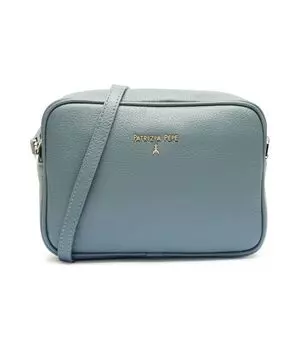 Сумка женская Patrizia Pepe кожаная через плечо, синий