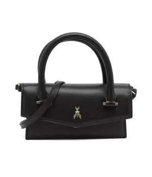 Сумка женская Patrizia Pepe мини с логотипом, черный