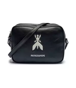 Сумка женская Patrizia Pepe с логотипом, черный