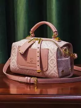 Сумка женская с ручкой сверху, розовый