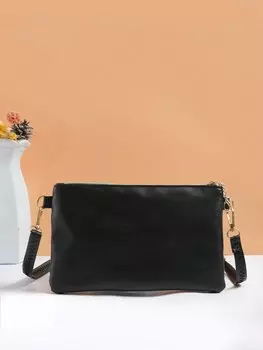 Сумка женская с тоненьким ремешком, черный