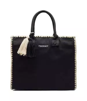 Сумка женская Twinset U&B пляжная, черный