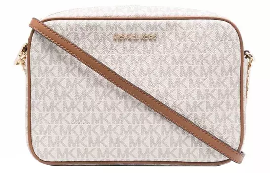 Сумки через плечо Jet Set Canvas, женские, ванильные MICHAEL KORS