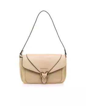 Сумки через плечо с золотой деталью Mariamare, натуральный