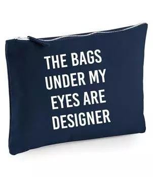 Сумки под моими глазами — дизайнерская косметичка 60 SECOND MAKEOVER, синий