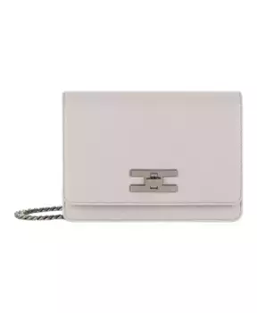 Сумки с ремешком цепочкой Elisabetta Franchi, серый