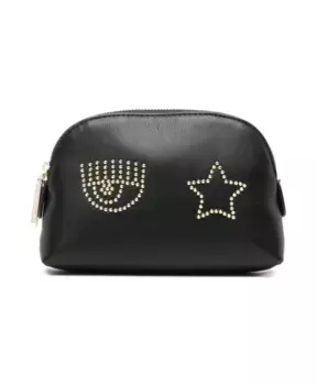 Сумки с вышивкой глаз звезда Chiara Ferragni Collection, черный