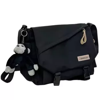 Сумки-тубы Warrior из полиамида через плечо унисекс, разноцветные, черный