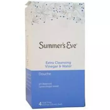 Summer's Eve Спринцевание Дополнительное очищение Уксус и вода 4 шт