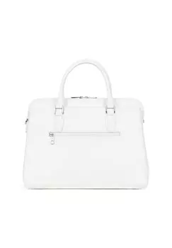 Сумочка A4 Madrid Hexagona, белая