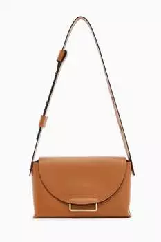Сумочка Allsaints celeste на длинном ремешке All Saints, бежевый