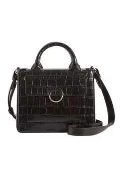 Сумочка Anouckominifakecroco Claudie Pierlot, цвет noir